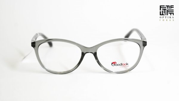 Dečije ženske dioptrijske naočare Goodlook GL1015 C2 plastične sive