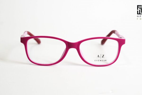 Dečije ženske dioptrijske naočare A-Z Kids 9864B plastične gumirane roze