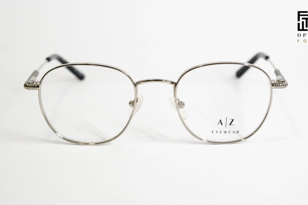 A-Z Chic 5193A – prednji prikaz Ženske dioptrijske naočare A-Z Chic 5193A metalne srebrne detalji na ručicama