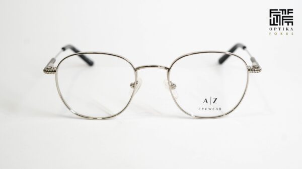 Ženske dioptrijske naočare A-Z Chic 5193A metalne srebrne detalji na ručicama