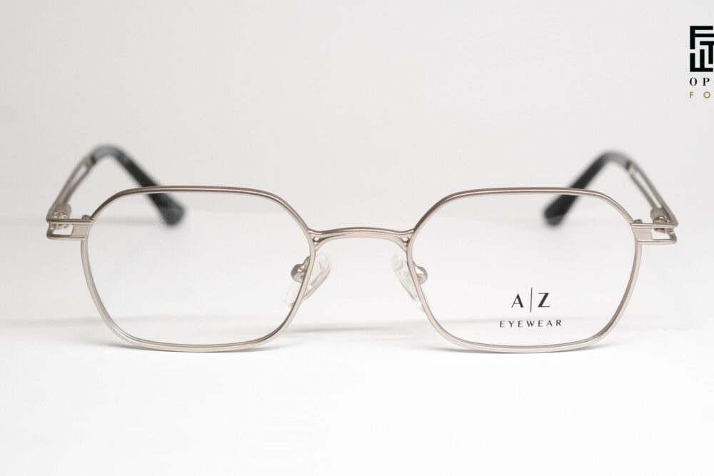 A-Z Casul 7340C – prednji prikaz Ženske dioptrijske naočare A-Z Casual 7340C srebrne metalne