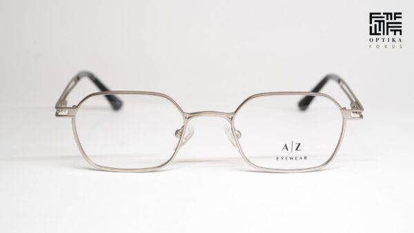 A-Z Casul 7340C – prednji prikaz Ženske dioptrijske naočare A-Z Casual 7340C srebrne metalne