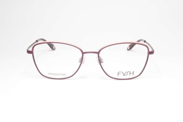 Ženske dioptrijske naočare Fysh 3649 M206 Aubergine Rose