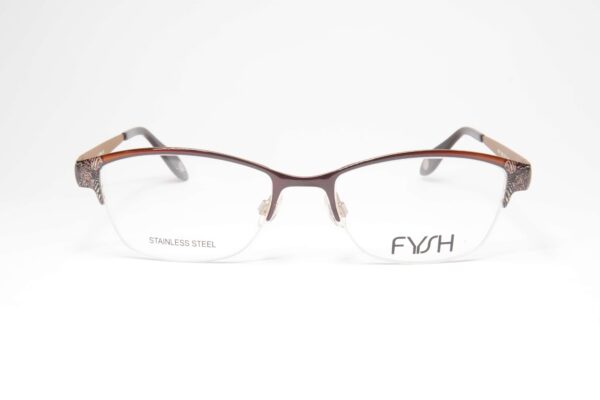 Ženske dioptrijske naočare Fysh 3626 S102 Brown Tiger