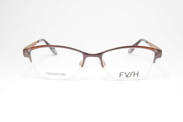 Ženske dioptrijske naočare Fysh 3626 S102 Brown Tiger