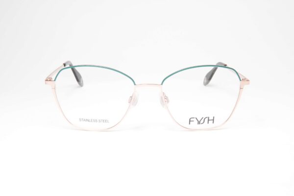 Ženske dioptrijske naočare Fysh 3653 S204 Teal Rose Gold