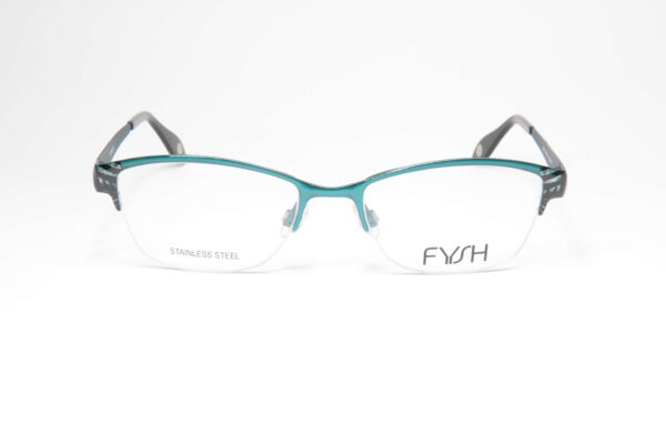 Ženske dioptrijske naočare Fysh 3626 S104 Teal Fauna