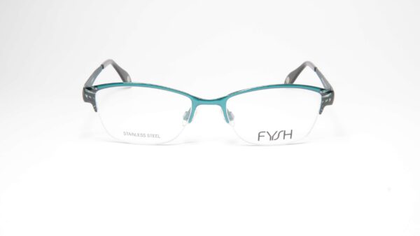 Ženske dioptrijske naočare Fysh 3626 S104 Teal Fauna