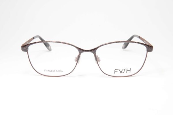 Ženske dioptrijske naočare Fysh 3647 S202 Bronze Python