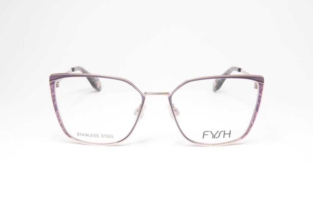 Ženske dioptrijske naočare Fysh 3651 S203 Violet Pearl Rose