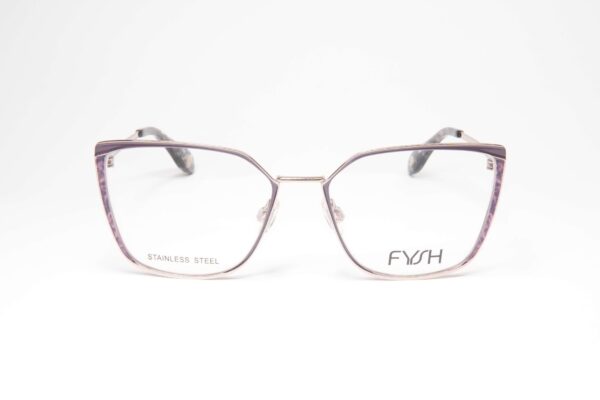 Ženske dioptrijske naočare Fysh 3651 S203 Violet Pearl Rose