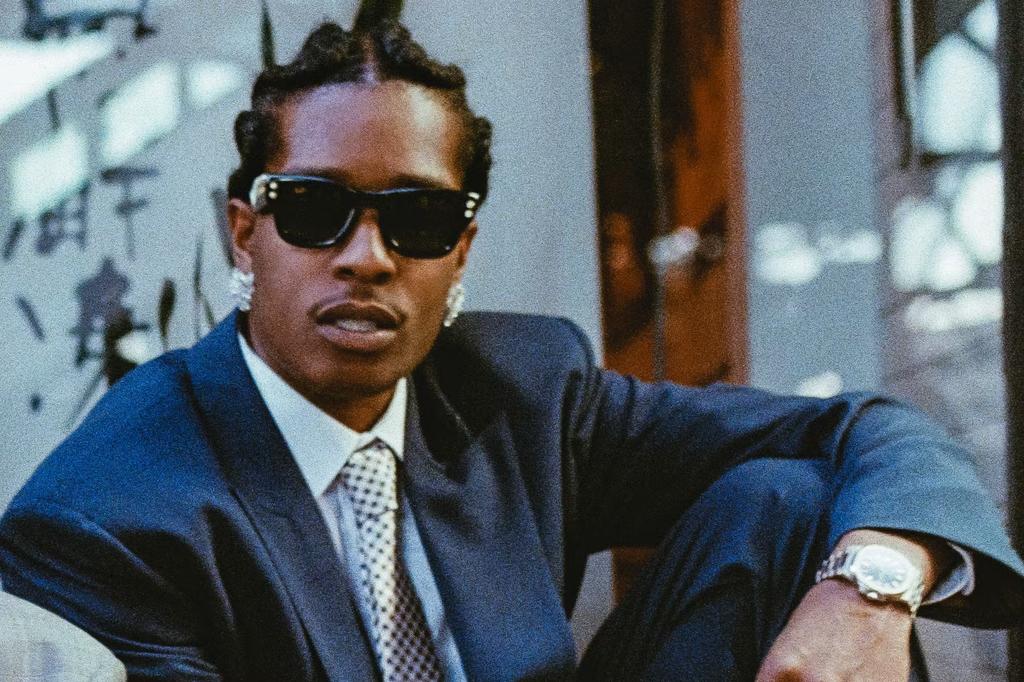 A$AP Rocky x Ray-Ban wayfarer puffer model